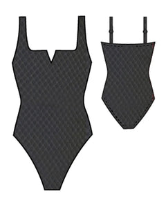 BAKU ROCOCCO V WIRE ONE PIECE - M955RKS