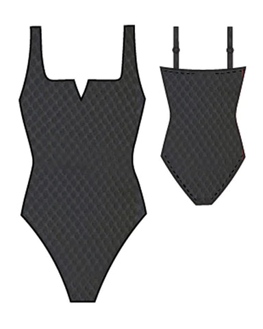 BAKU ROCOCCO V WIRE ONE PIECE - M955RKS