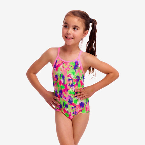 FUNKITA TODDLER GIRLS PRINTED 1PC - SPLAT SPOT