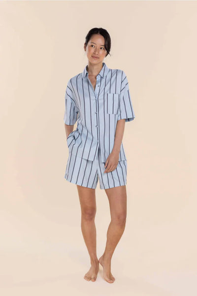 GINGERLILLY SASHA STRIPED BOYFRIEND SHORT PJ