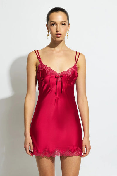 GINIA SILK PINTUCK CHEMISE - GBS303