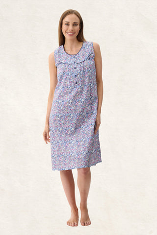 GIVONI DAISY SLEEVELESS SHORT NIGHTIE - 6BV15D