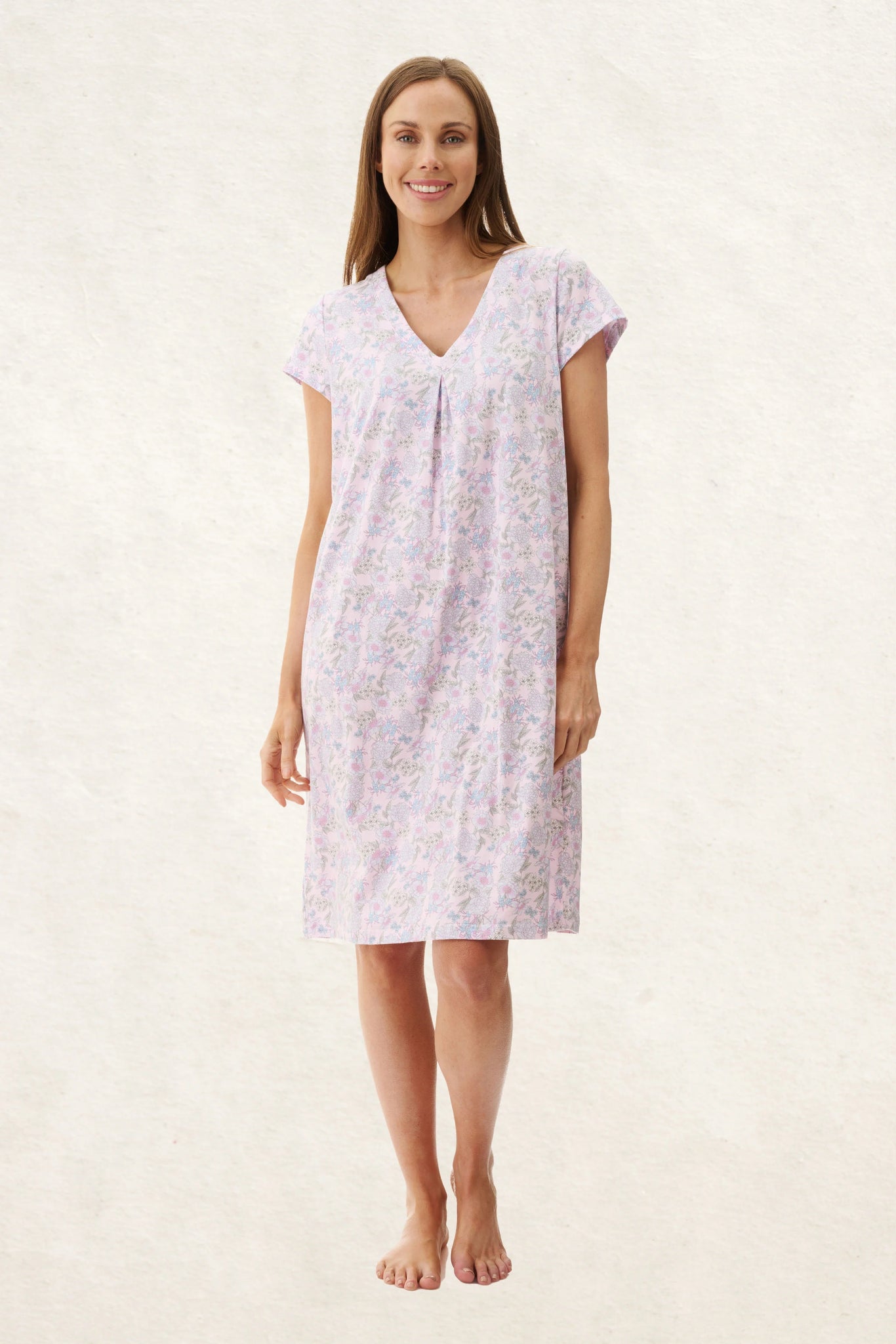 GIVONI HOPE SHORT SLEEVE SHORT NIGHTIE - 6LB79H