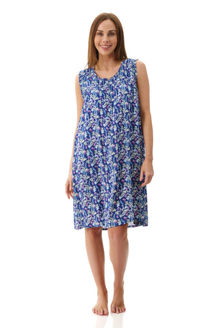 GIVONI MARIA SHORT SLEEVELESS NIGHTIE - 6AF30M