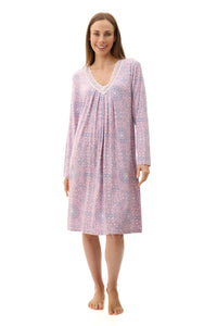 GIVONI SARAH SHORT NIGHTIE WITH BRA - 5LG47S