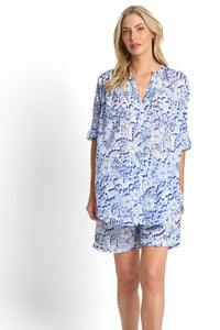 JANTZEN ANCHOR SOFT BUTTON SHIRT - JA91175