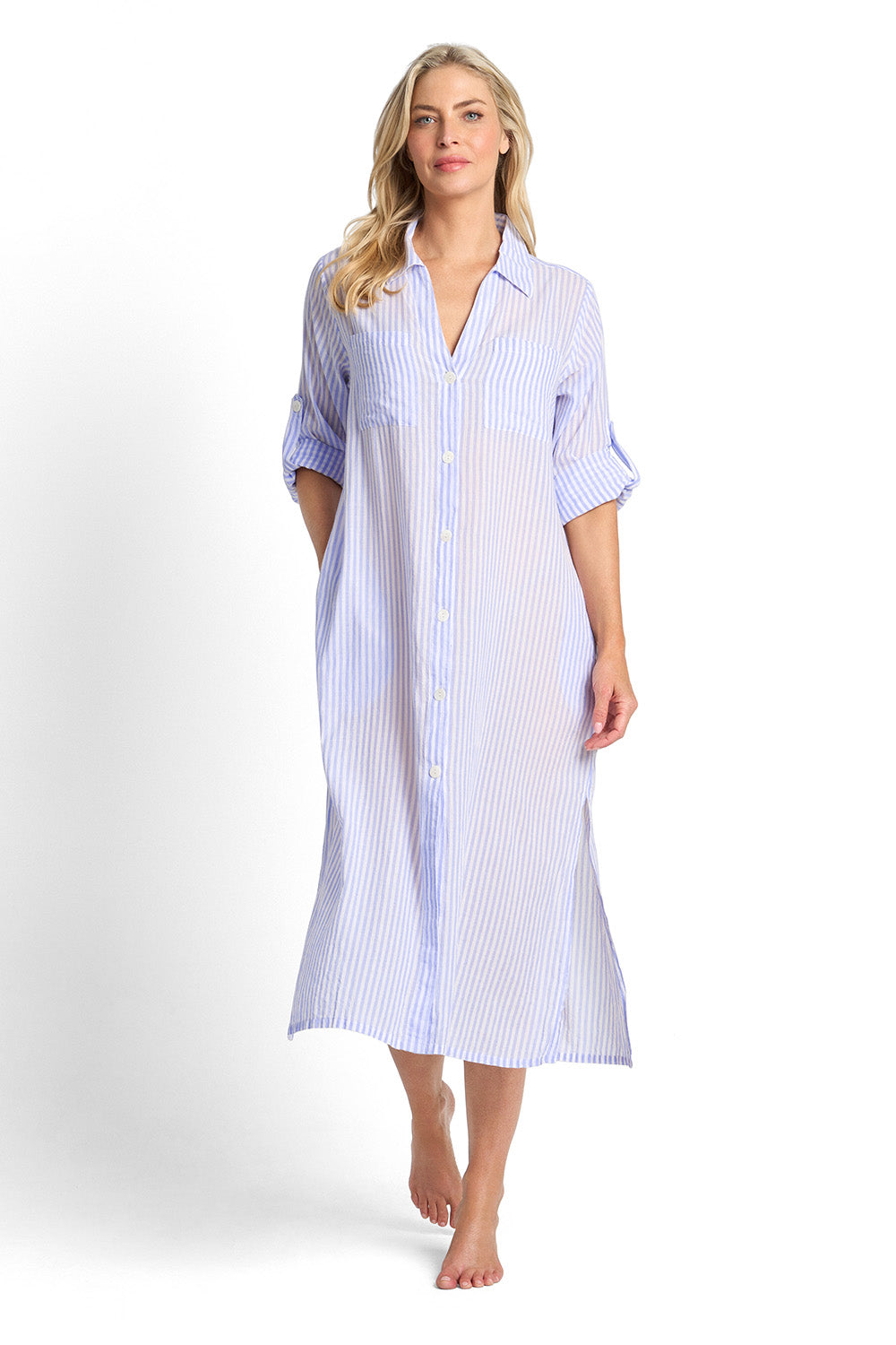 JANTZEN FRESH BUTTON MIDI DRESS - JA91198