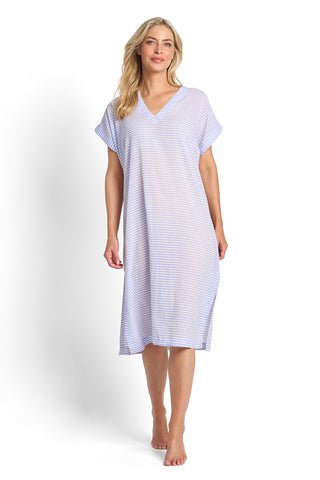 JANTZEN FRESH V-NECK T-SHIRT DRESS - JA91199