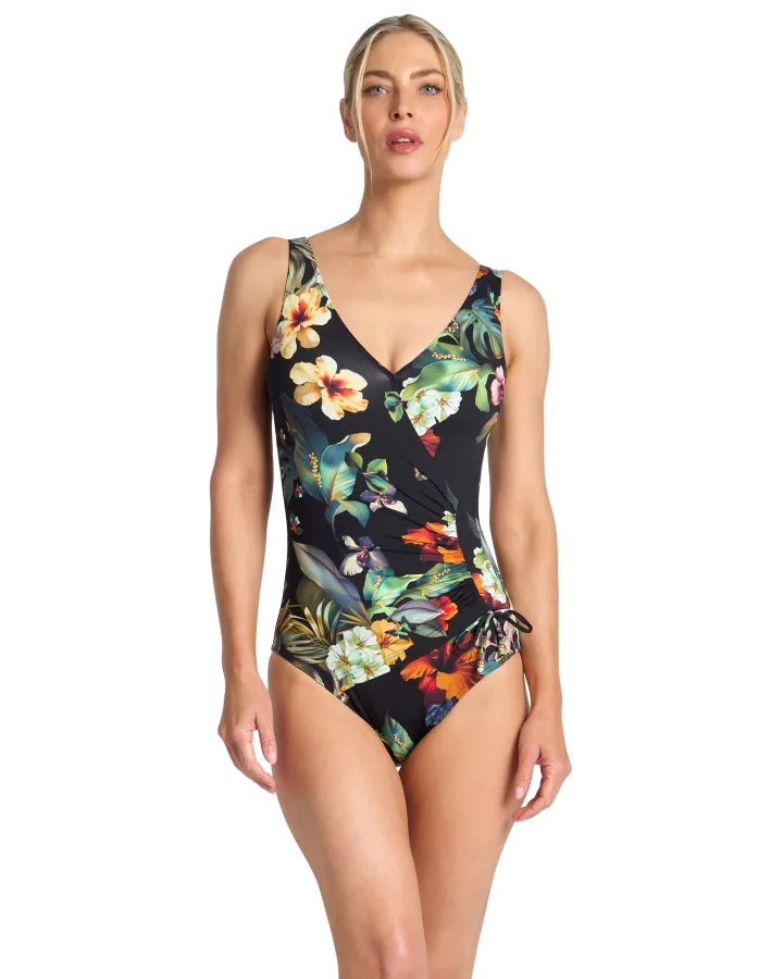 JANTZEN HIBISCUS GATHERED SURPLICE 1PC - JA84888