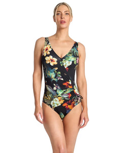 JANTZEN HIBISCUS GATHERED SURPLICE 1PC - JA84888