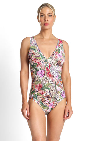 JANTZEN LILYMAZE DEEP VEE 1PC - JA84925