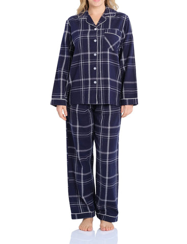 MAGNOLIA LOUNGE JACQUARD CHECK PJ SET