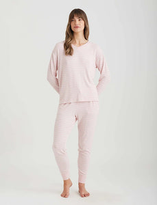 PAPINELLE FEATHER SOFT V-NECK LS TOP AND JOGGER