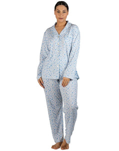 SCHRANK PEONY REVERE PJ SET - SK105P  BLUE & PINK