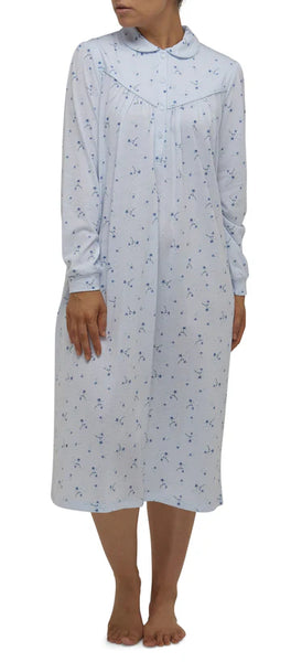 SCHRANK FLORAL NIGHTIE SK205I   BLUE & PINK