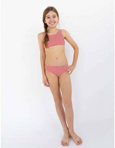 SEAFOLLY GIRLS STRIPE SEERSUCKER BIKINI