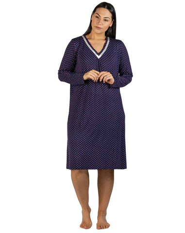 YUU WINTER DAISY NIGHTIE - Y319WD